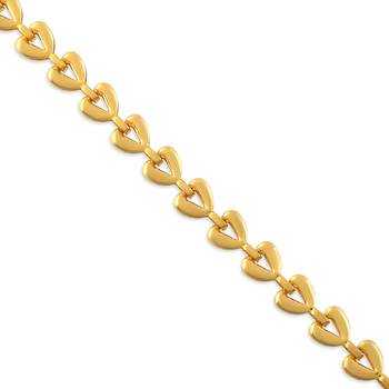 Brass micron 1 gram gold women bracelet 2