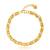 Brass micron 1 gram gold women bracelet