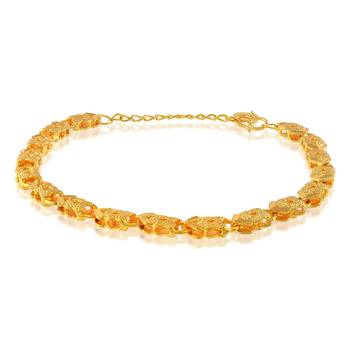 Brass micron 1 gram gold women bracelet 2