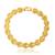 Brass micron gold plated heartshape bracelet