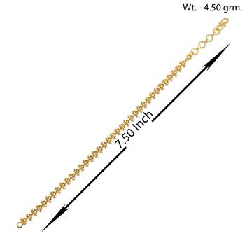 Brass gold handmade women bracelet 3