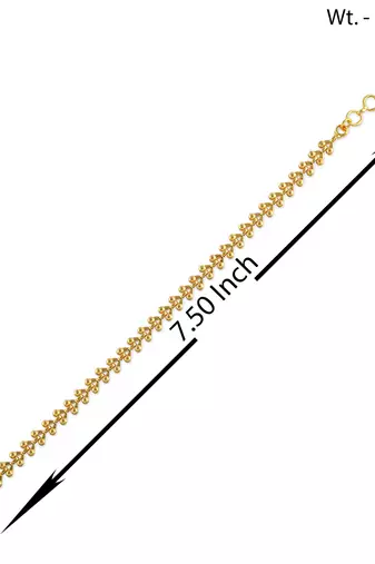 Brass gold handmade women bracelet