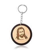 English teak wooden jesus christ keychain