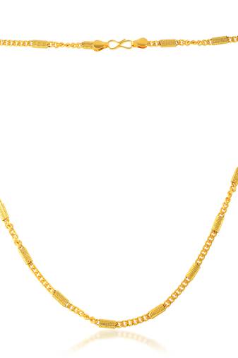 Brass micron gold plated chain for men women