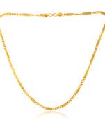 Brass micron gold plated chain for men women