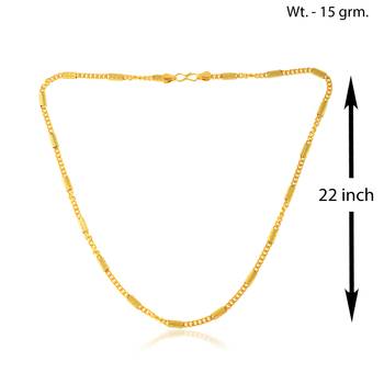 Brass micron gold plated chain for men women 3