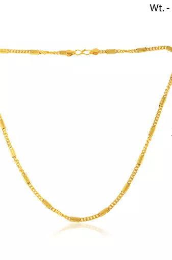 Brass micron gold plated chain for men women
