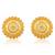 Brass micron gold handmade women stud traditional earring