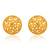 Brass micron gold handmade women stud traditional earring