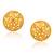 Brass micron gold handmade women stud traditional earring