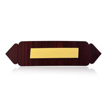 Wooden jai shri ram door pattika sticker plate 4