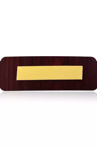 Wooden jai shri ram door pattika sticker plate