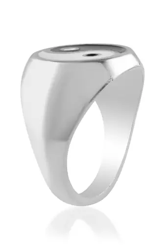 Stainless steel fengshui yin yang ring