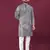 Navy chikankari work viscose rayon straight kurta