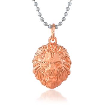 Copper narsimha hindu spiritual pendant 1