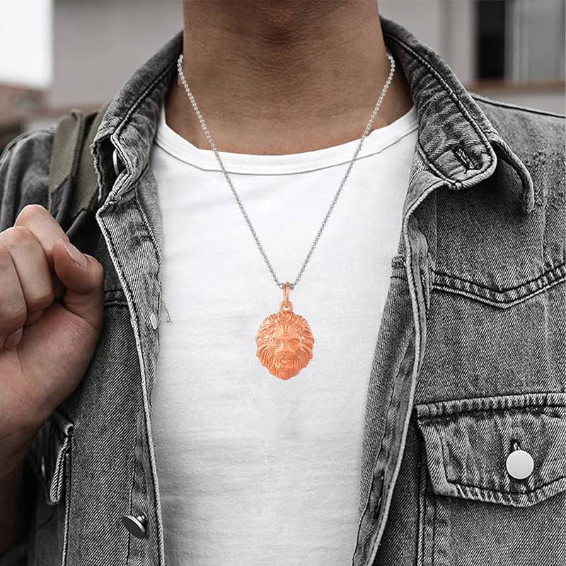 Copper narsimha hindu spiritual pendant