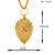 Brass micron thin light weight pan shape om pendant