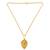 Brass micron thin light weight pan shape om pendant