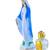 Polyresin mother mary with crystal holy water bottle christian home décor