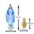 Polyresin mother mary with crystal holy water bottle christian home décor
