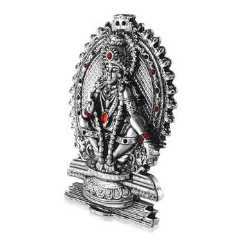 Antique silver brass cz murugan idol figurine show piece 2