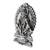 Antique silver brass cz murugan idol figurine show piece