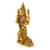 Brass antique gold cz kartikeya murugan idol stand figurine