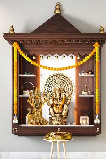 Brass antique gold cz kartikeya murugan idol stand figurine