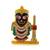 Brass gold meenakari lord jagnnath idol figurine