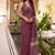 Attractive Maroon Digital Printed Crepe Office Wear Saree With Blouse