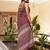 Attractive Maroon Digital Printed Crepe Office Wear Saree With Blouse
