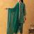green bandhani suit set with dupatta