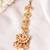 Gold-plated kundan maang tikka for women | bridal & head jewellery