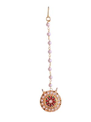 Rajasthani traditional borla for women | ethnic bridal hair accessory 3