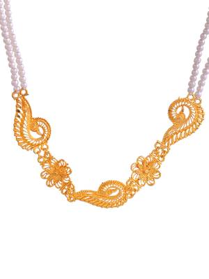 Premium gold plated matha patti for women | handmade head jewellery 2