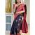 Multy color Art Silk blend sarees with blouse