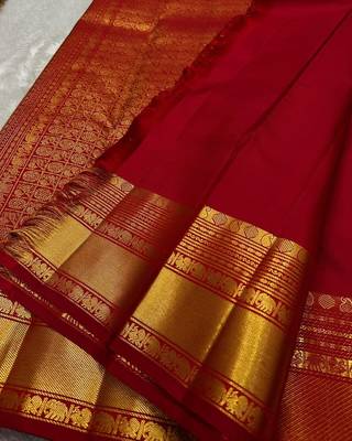Pink color Art Silk blend sarees with blouse 2