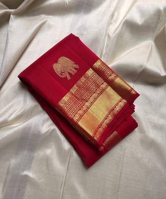 Pink color Art Silk blend sarees with blouse 3