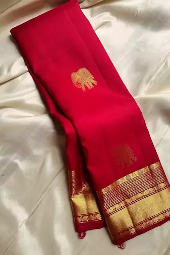 Pink color Art Silk blend sarees with blouse