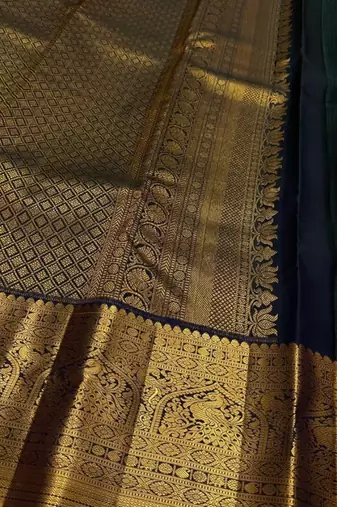 Black color Art Silk blend sarees with blouse