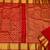 Red color Art Silk blend sarees with blouse
