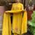 Mustard chanderi silk heavy thread embroidery work kurta pant set