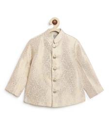 Gold embroidered brocade bandhgala