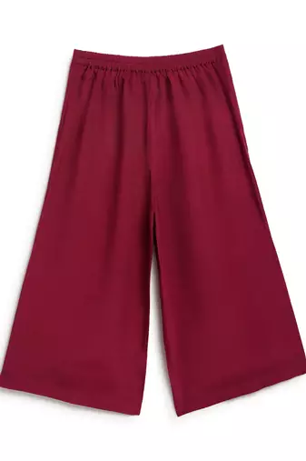 Maroon embroidered brocade co ord set