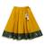 Yellow embroidered brocade lehenga set