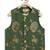 Green embroidered brocade nehru jacket