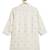 White embroidered brocade kurta pyjama