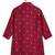 Maroon embroidered brocade kurta pyjama