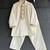 White embroidered velvet kurta pyjama