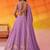 Mauve Tissue Silk Sequins embroidery Lehenga Choli With Dupatta